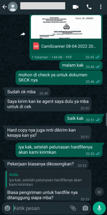 Testimoni Legalization