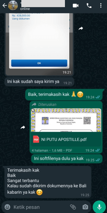 Testimoni Legalization