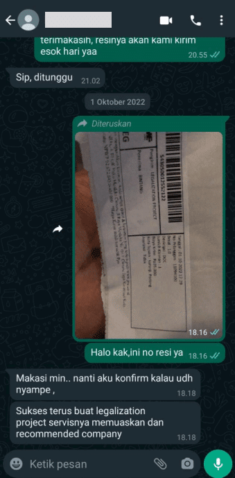 Testimoni Legalization