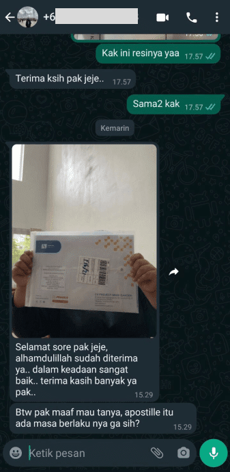 Testimoni Legalization