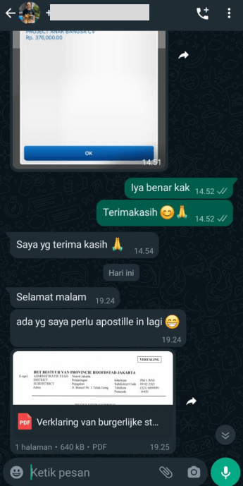 Testimoni Legalization