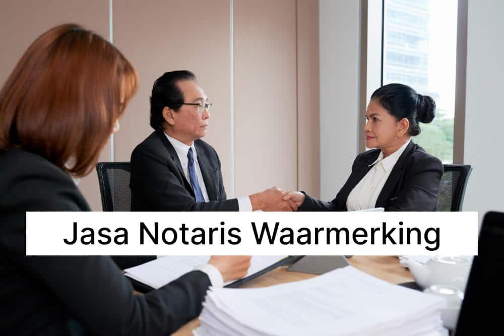 Jasa notaris waarmerking