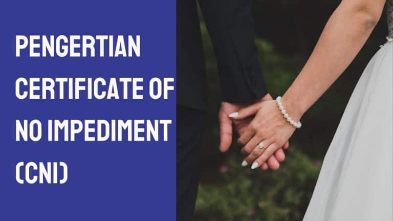 Pengertian Certificate of No Impediment (CNI)