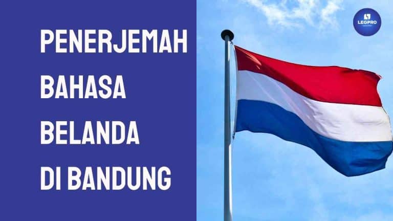 Penerjemah Bahasa Belanda di Bandung