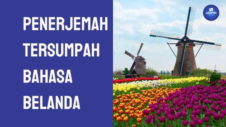 Penerjemah Tersumpah Bahasa Belanda