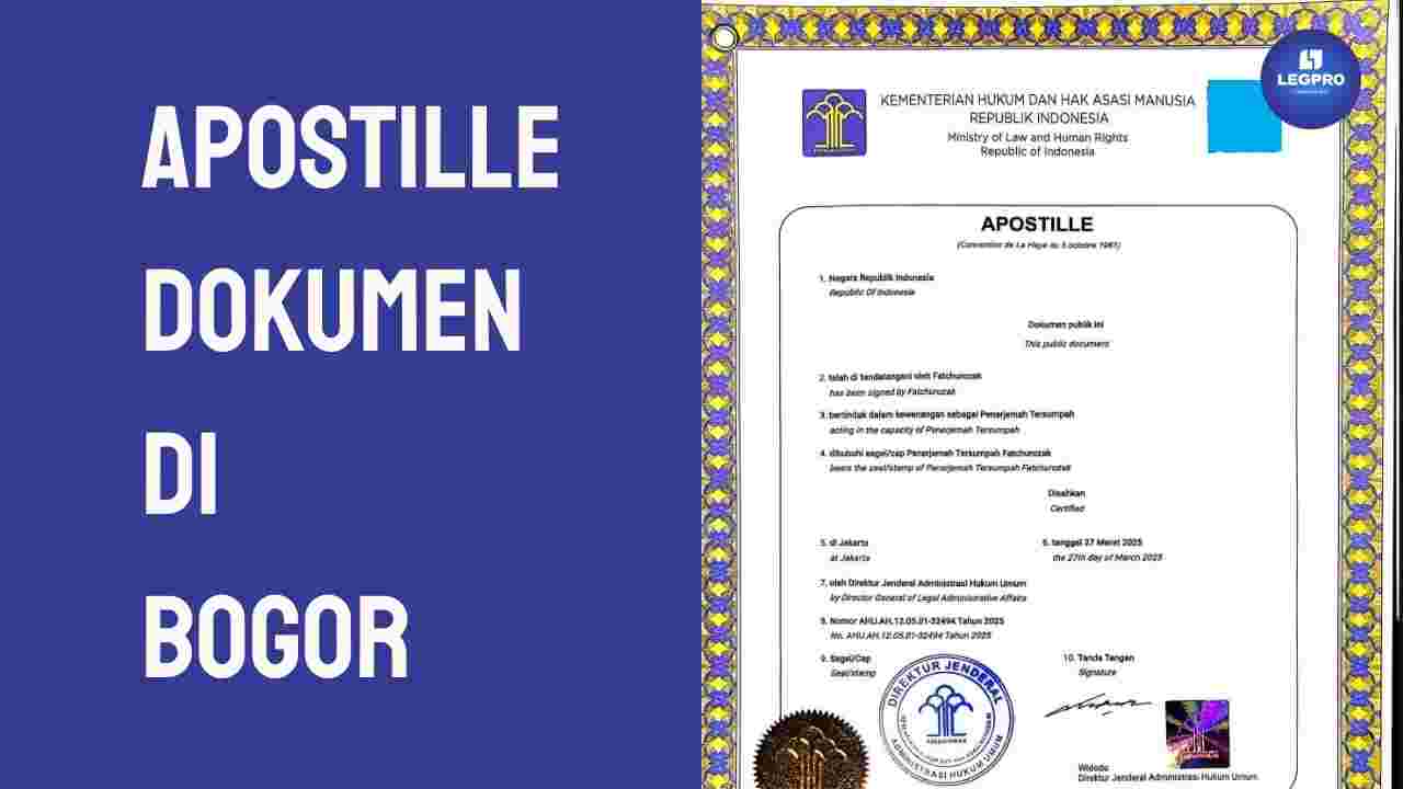 Apostille Dokumen di Bogor
