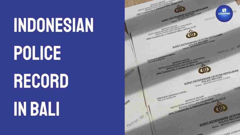 Indonesian Police Record Bali