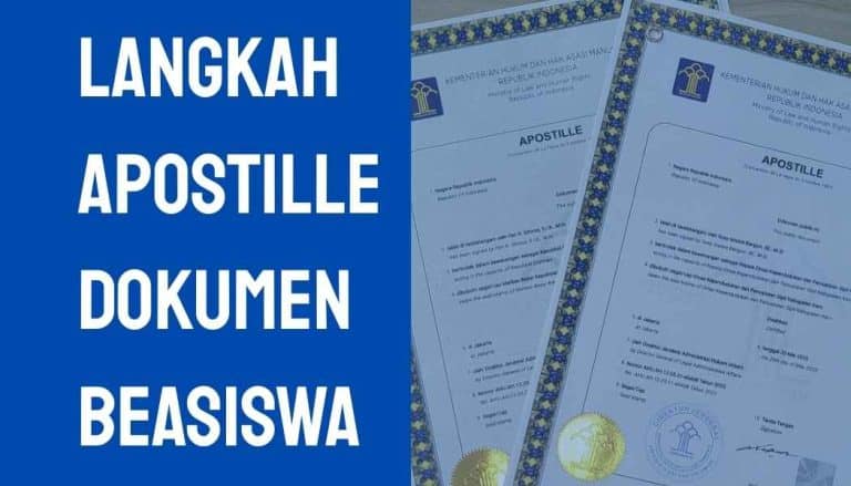 Langkah Apostille Dokumen Beasiswa