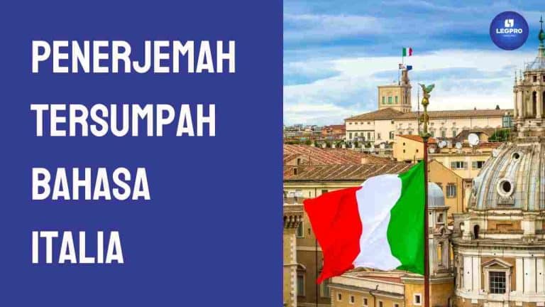Penerjemah Tersumpah Bahasa Italia