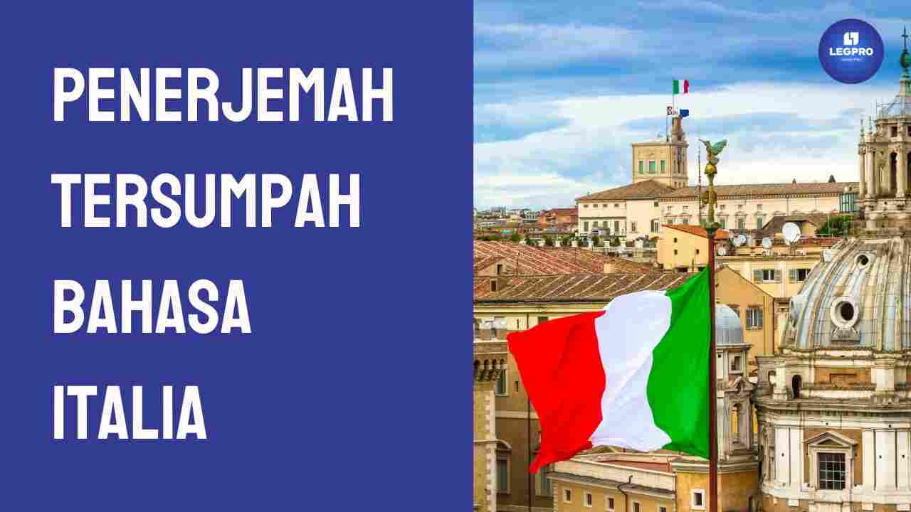 Penerjemah Tersumpah Bahasa Italia