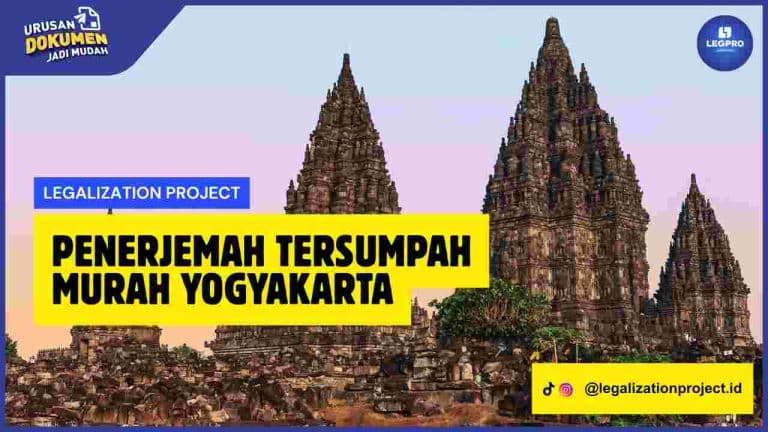 Penerjemah Tersumpah Murah Yogyakarta