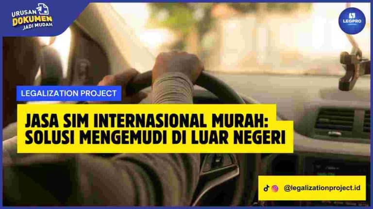 Jasa SIM Internasional Murah
