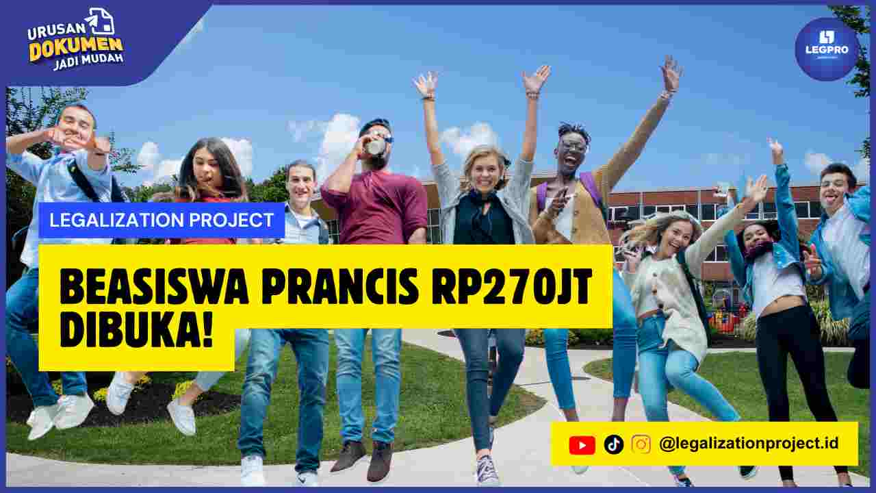 Beasiswa Prancis Rp270jt Dibuka!